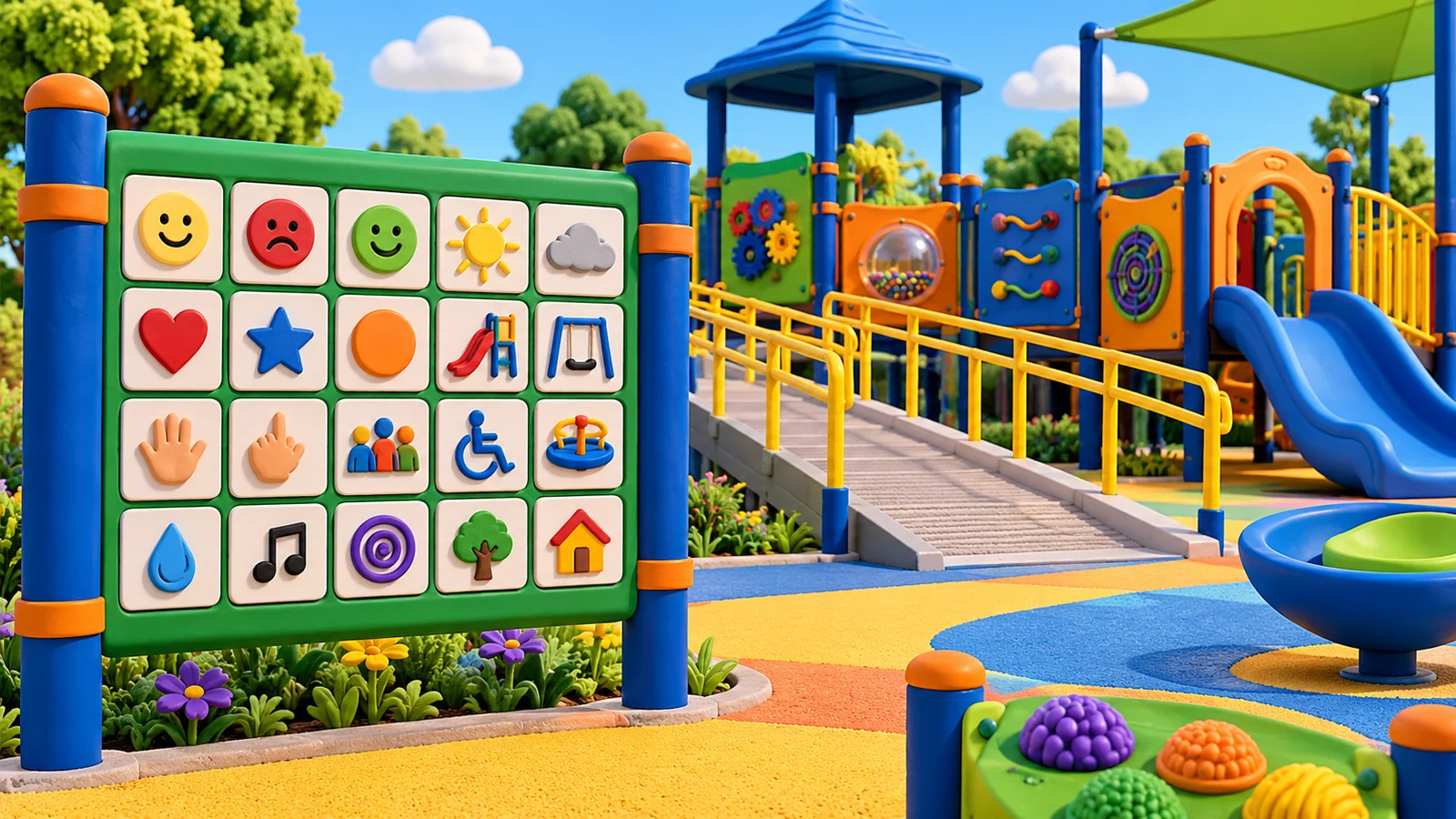 Inclusive Playground AAC Communication Boards | Play Arena